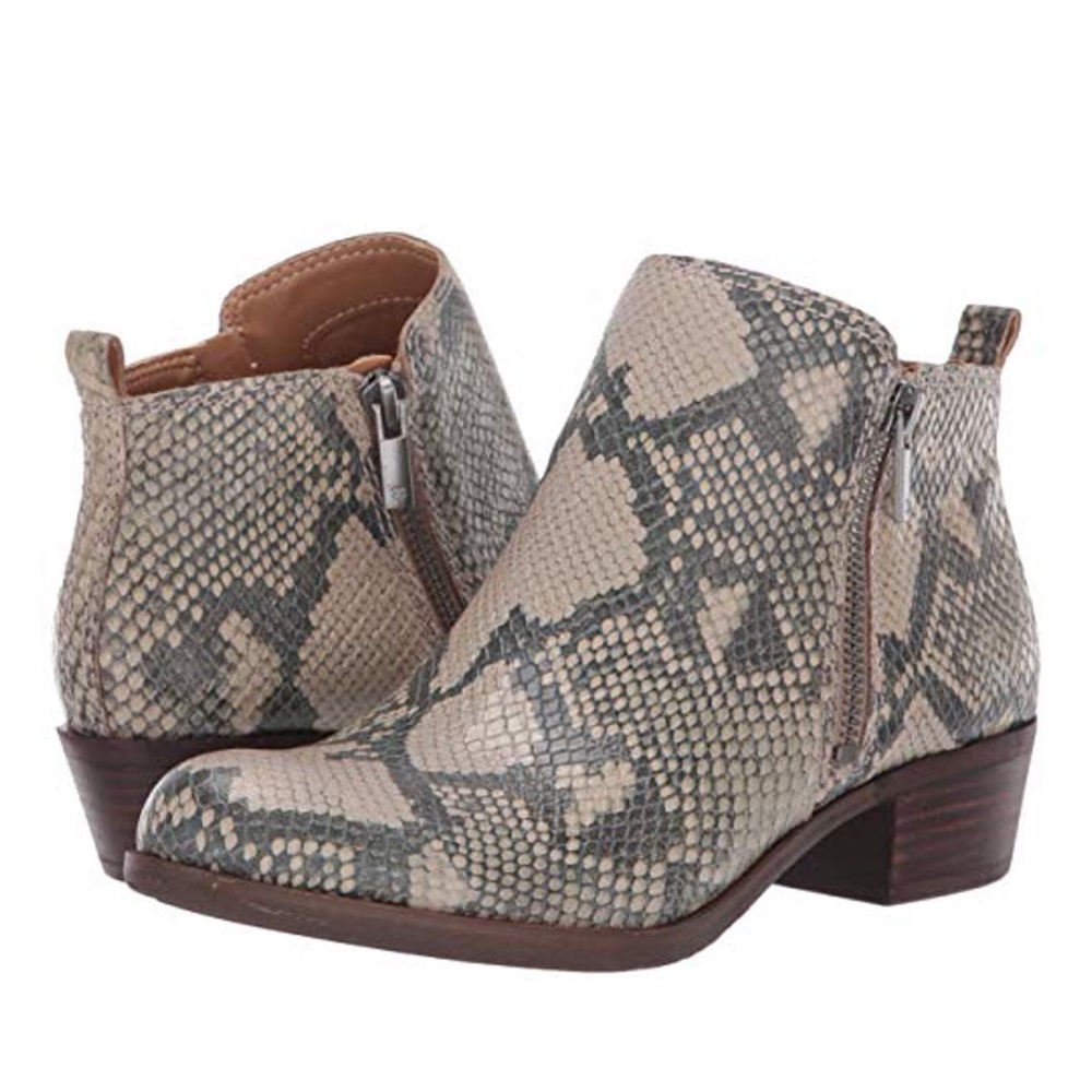 Lucky Brand Basel Chinchilla Booties size 7M